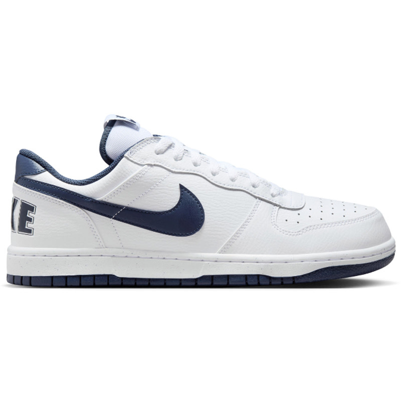 Nike Big Nike Low- White/Midnight Navy