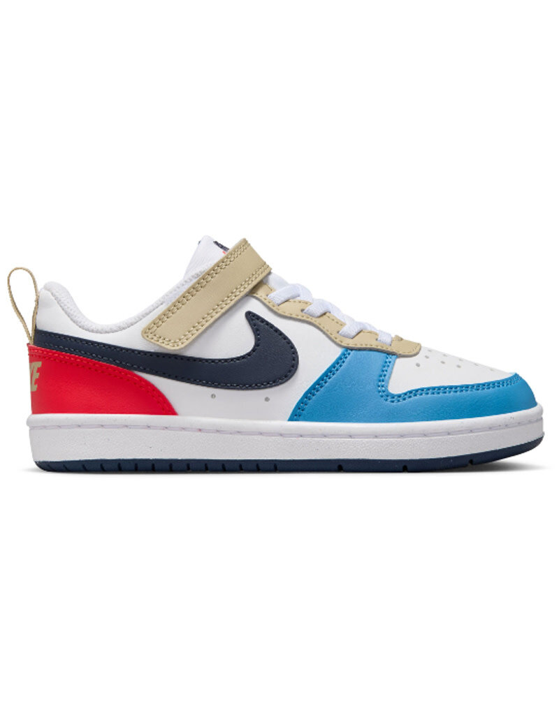 Nike K Court Borough Low Recraft Bpv- Black/Blue/Red/Beige