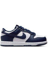Nike K Nike Dunk Low Bp- White/Midnight Navy-White Nike K Nike Dunk Low Bp- White/Midnight Navy-White