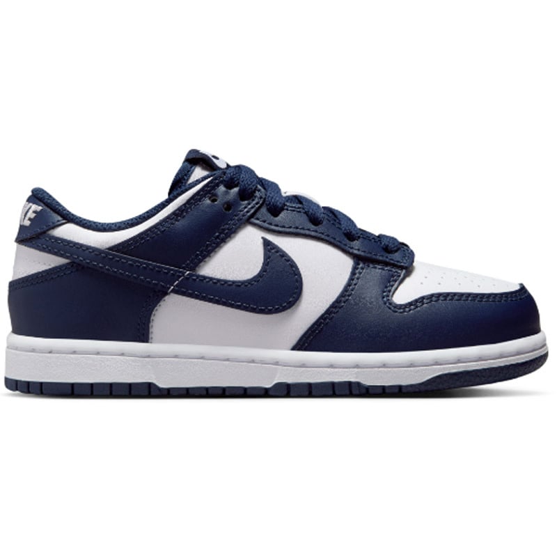 Nike K Nike Dunk Low Bp- White/Midnight Navy-White