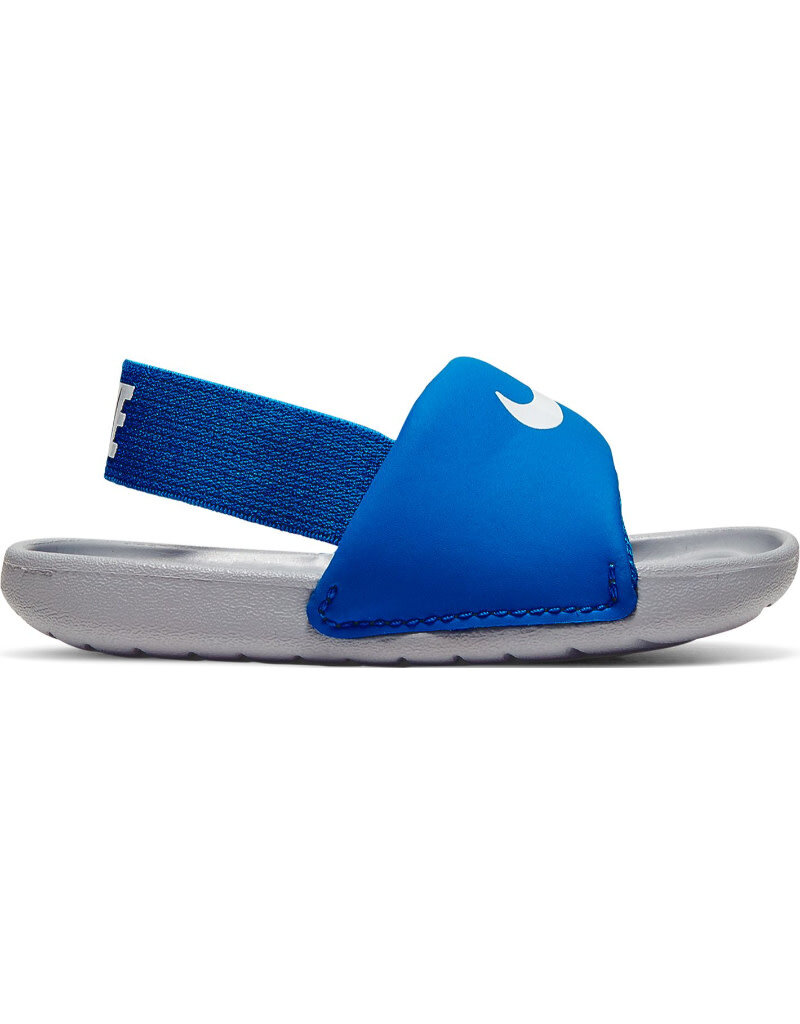 Nike Kids Nike Kawa Slide Bt- Game Royal/White-Thndr Bl-Wht