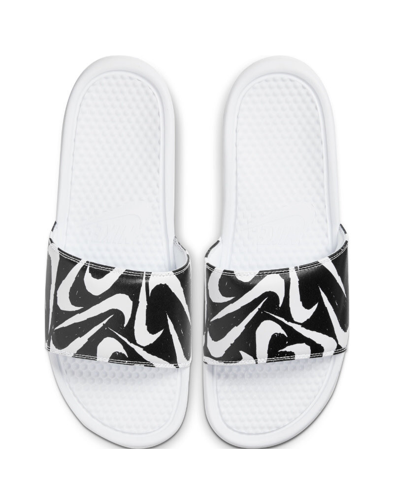 Nike Benassi JDI Print- White/Black