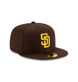 New Era Mlb San Diego Padres On Field Brown 59Fifty- Brown/Yellow