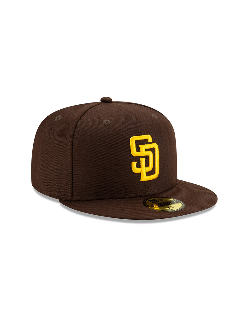 New Era Mlb San Diego Padres On Field Brown 59Fifty- Brown/Yellow