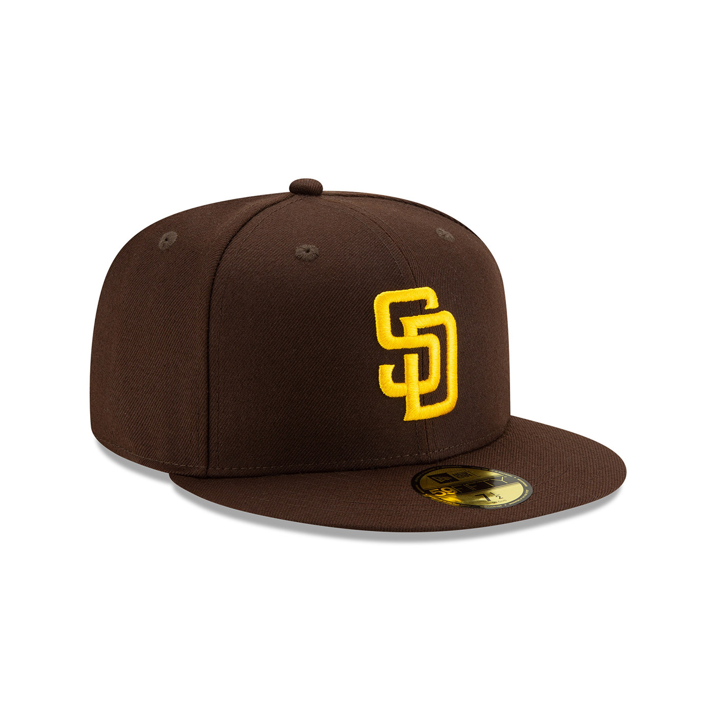 New Era Mlb San Diego Padres On Field Brown 59Fifty- Brown/Yellow
