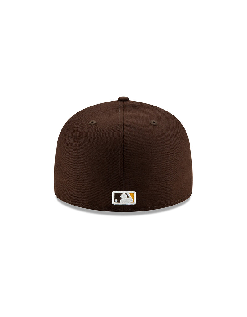 New Era Mlb San Diego Padres On Field Brown 59Fifty- Brown/Yellow