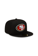 New Era Nfl Basic 5950 Blk Saf49E- Black/Red