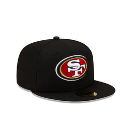 New Era Nfl Basic 5950 Blk Saf49E- Black/Red