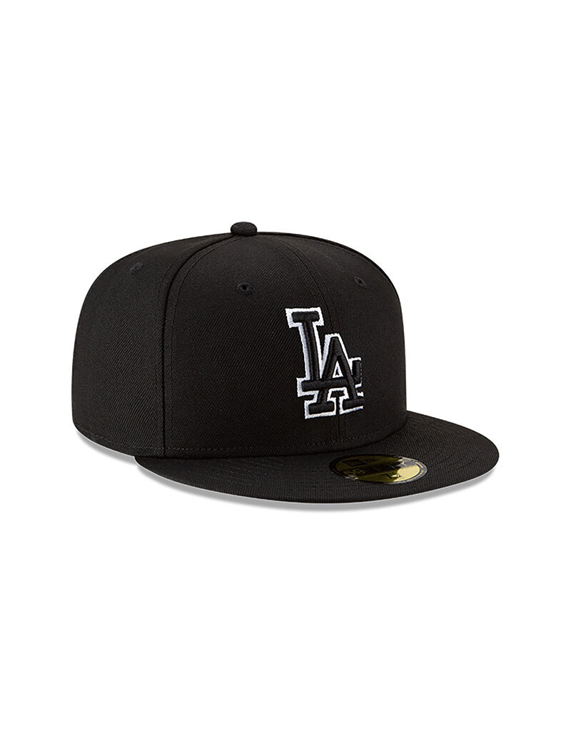 New Era Mlb Basic 5950 Losdod Blk Outline- Black/White