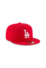 New Era Mlb Basic 5950 Losdod Sca-Red/White