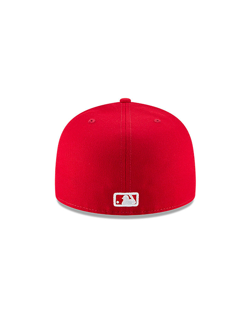 New Era Mlb Basic 5950 Losdod Sca-Red/White