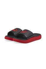 Puma Jr. SoftRide Slide- Black/Red
