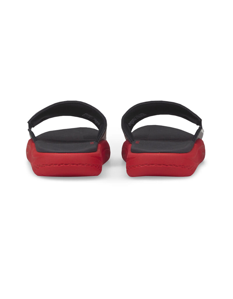Puma Jr. SoftRide Slide- Black/Red
