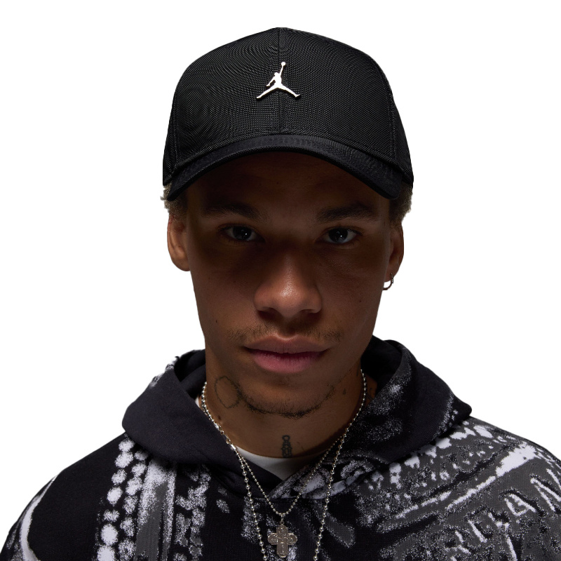 Jordan U J Rise Cap S Cb Mtl Jm- Black/(Gunmetal)