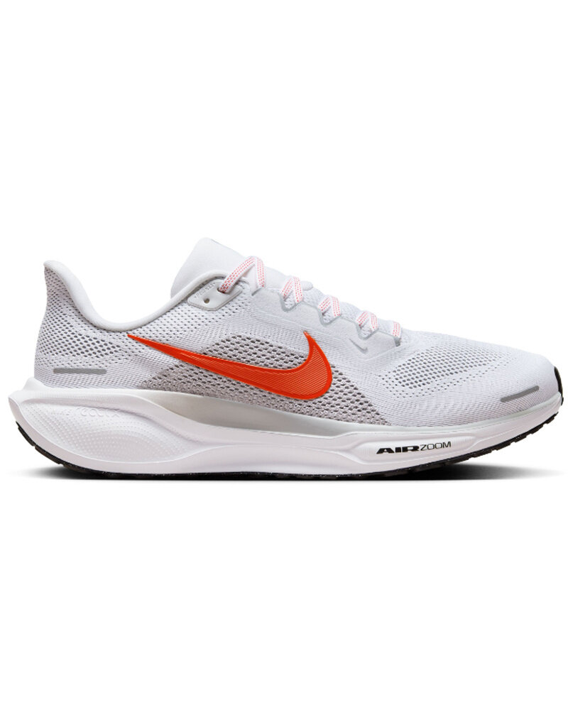 Nike Air Zoom Pegasus 41- White/Pcnt Red-Wlf Gry-Black
