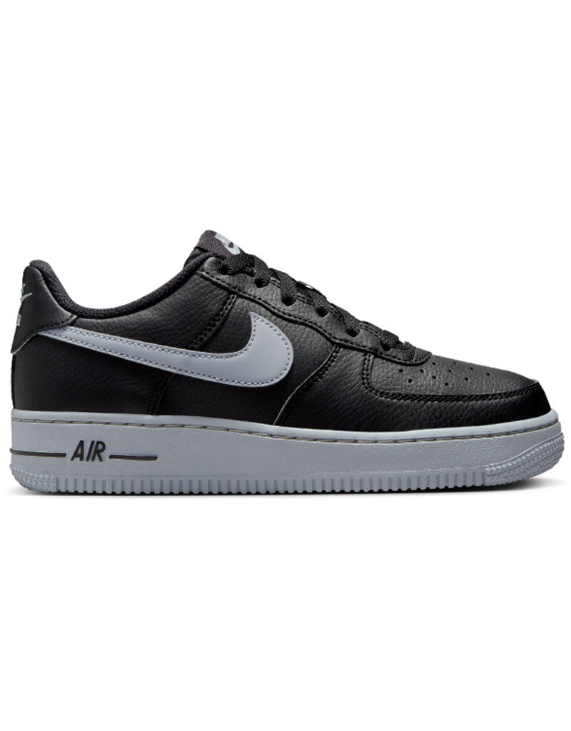 Nike Nike Air Force 1 Gs Tkac- Black/Wolf Grey