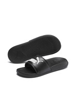 Puma Slides Jr. Popcat 20 Slide- Black/White