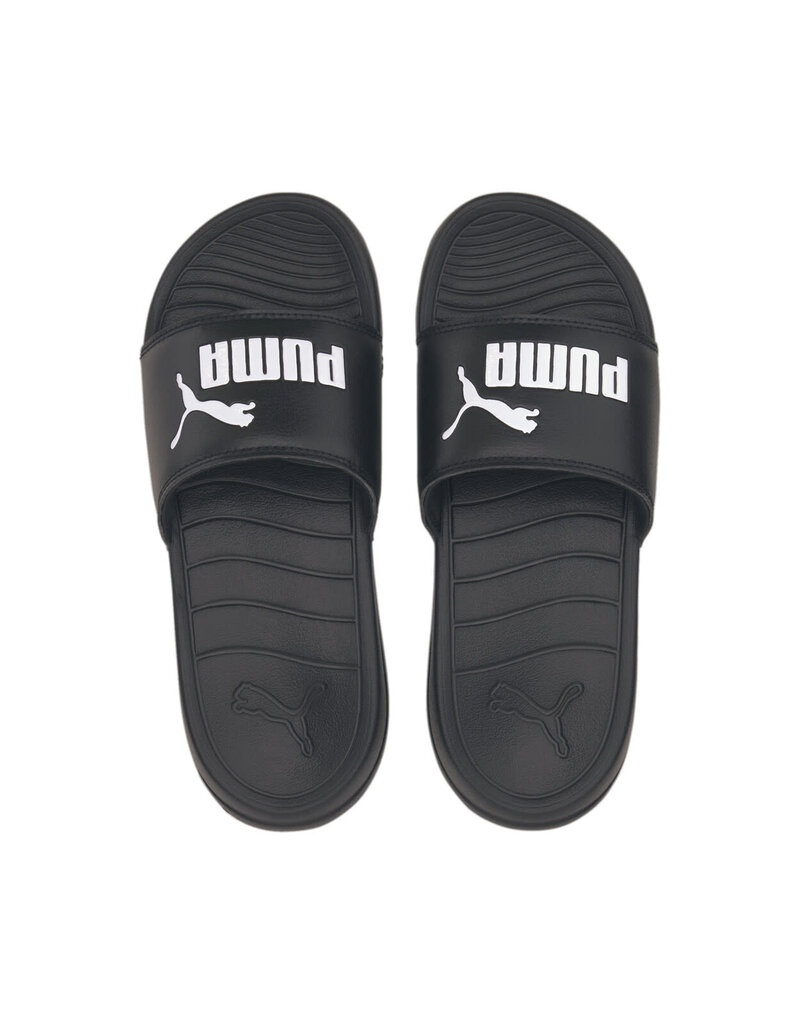 Puma Slides Jr. Popcat 20 Slide- Black/White