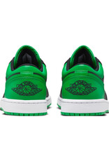 Jordan Air Jordan 1 Low- Black/Black-Lucky Green-White