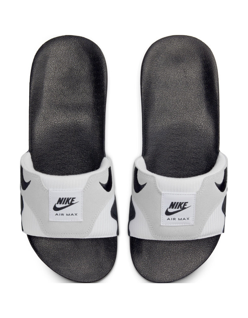 Nike Slides Nike Air Max 1 Slide- White/Black/Light Neutral Grey