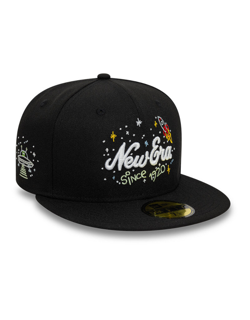 New Era Ne Scribble 59Fifty Newera  Blk  - Black