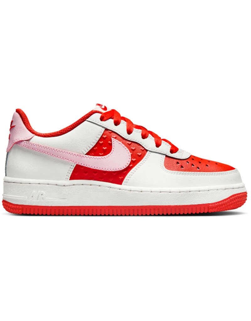 Nike Air Force 1 Bg Vd- Smmt White/Pink/Crmsn Red