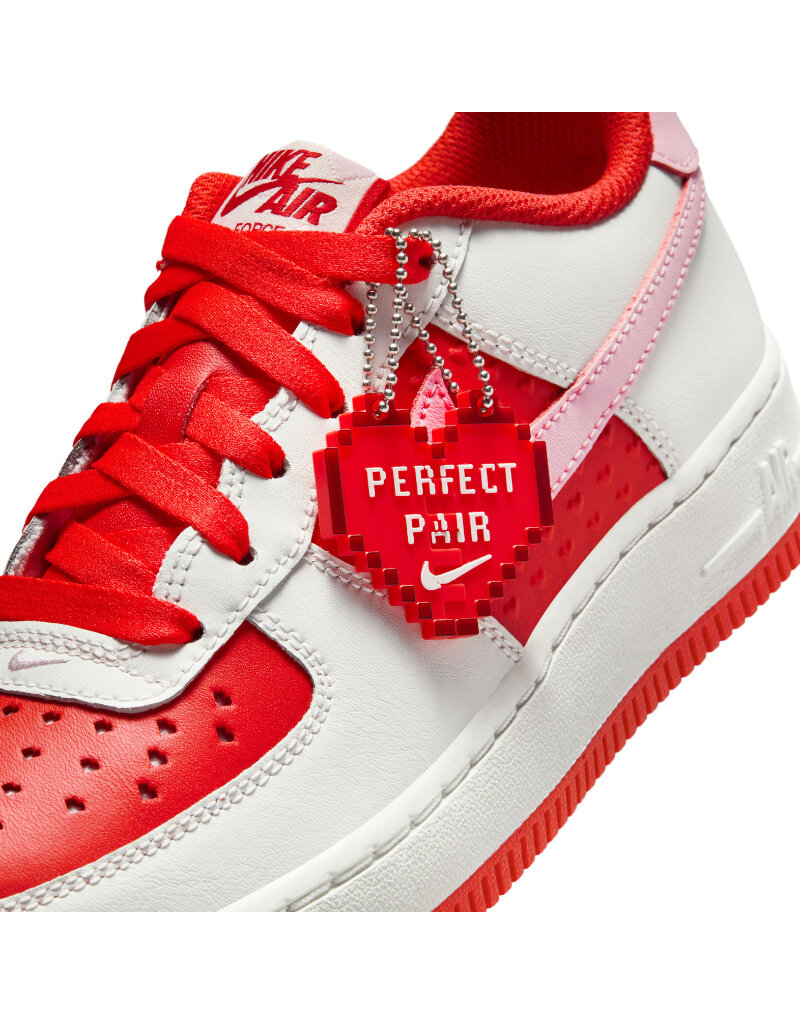 Nike Air Force 1 Bg Vd- Smmt White/Pink/Crmsn Red