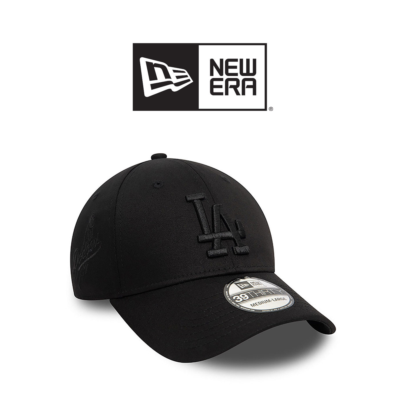 New Era Monochrome 39Thirty Losdod- Black/Black