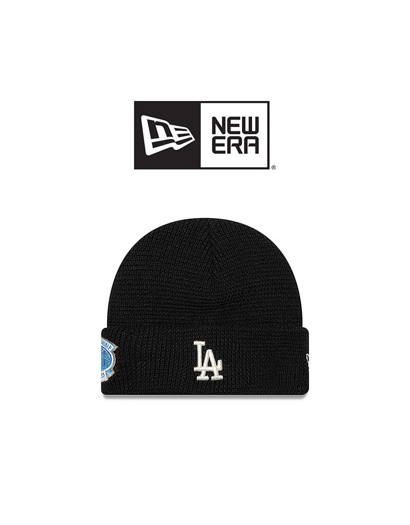 New Era Short Cuff Beanie Losdodco- Black/White