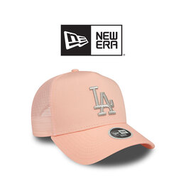 New Era Wmns Metallic Trucker Losdod- Pastel Pink/Silver
