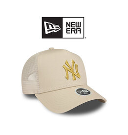 New Era Wmns Metallic Trucker Neyyan- Light Beige/Metalic