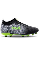 Fila Himer Fg Soccer Shoe- Black/White/Green