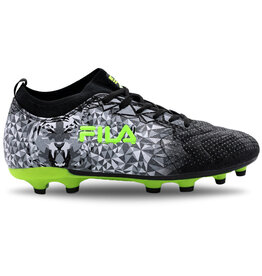 Fila Himer Fg Soccer Shoe- Black/White/Green