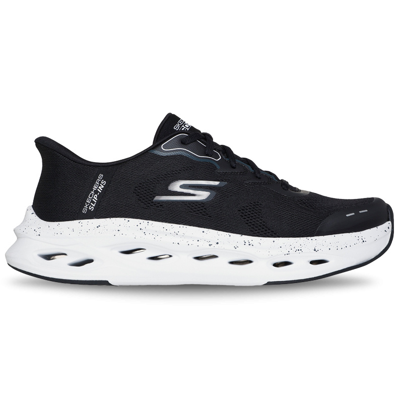 Skechers Max Cushioning Glide Step- Black/White