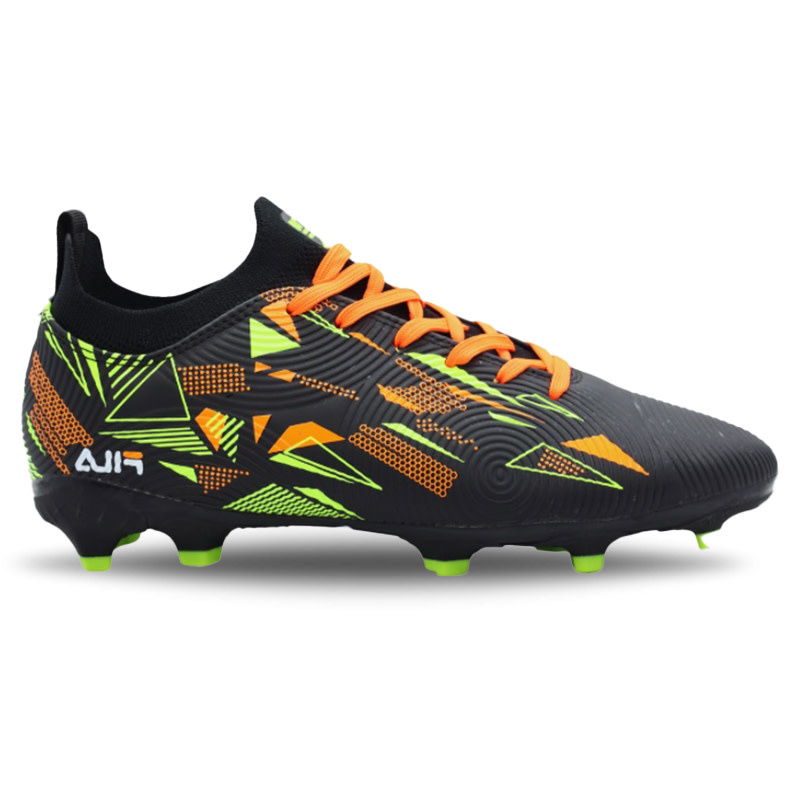 Fila Trider Fg Soccer Shoe- Black/Green