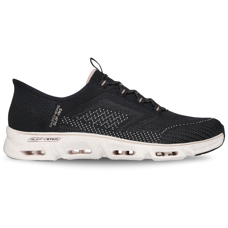 Skechers W Glide Step Gratify Pace- Black/Gold