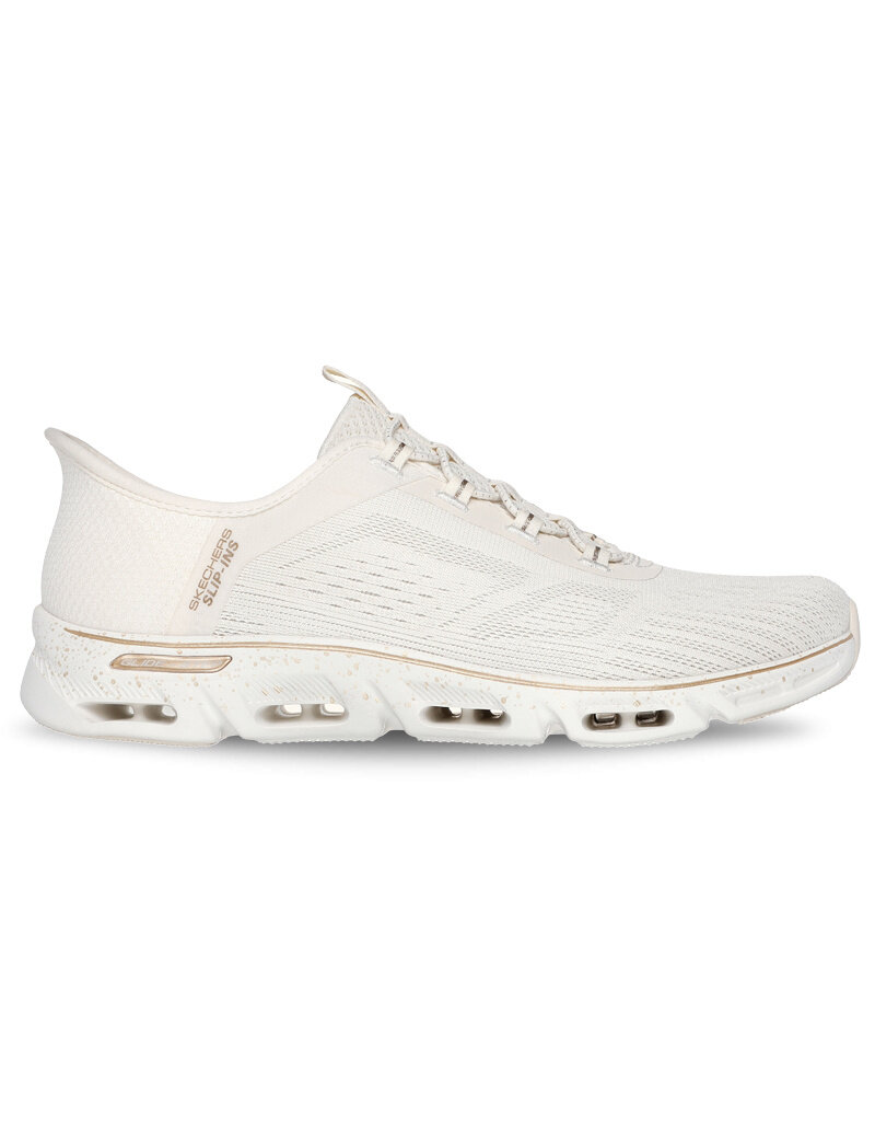 Skechers W Glide Step Gratify Pace- Beige/Gold