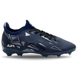 Fila Jr Trider Fg Soccer Shoe- Navy/Gray