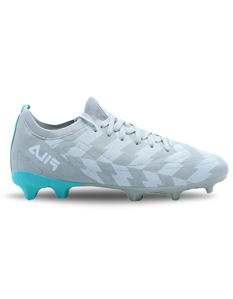 Fila Jr Jorker Fg Soccer Shoe- Light Gray/ Blue