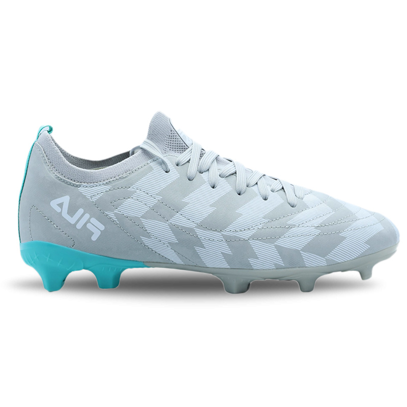 Fila Jr Jorker Fg Soccer Shoe- Light Gray/ Blue