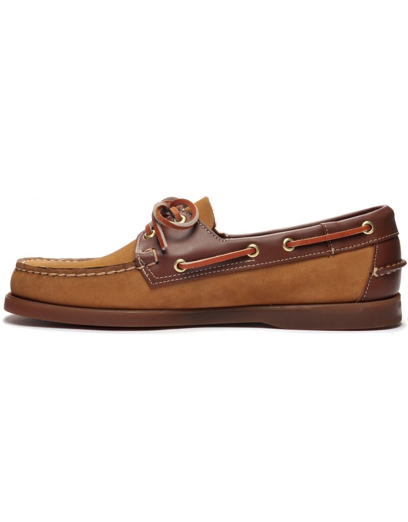 Sebago Portland Spinnaker Nbk Fgl- BrownTan-DkBrown-Gum