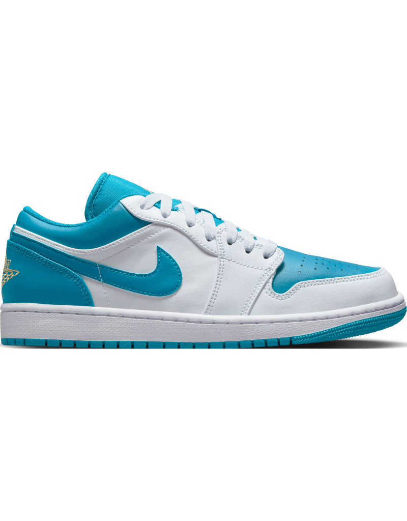 Jordan Air Jordan 1 Low- White/Celestial Gold-Aquatone