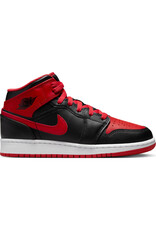 Jordan Air Jordan 1 Mid Bg- Black/Fire Red/White