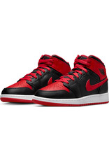 Jordan Air Jordan 1 Mid Bg- Black/Fire Red/White