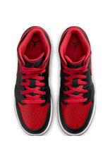 Jordan Air Jordan 1 Mid Bg- Black/Fire Red/White