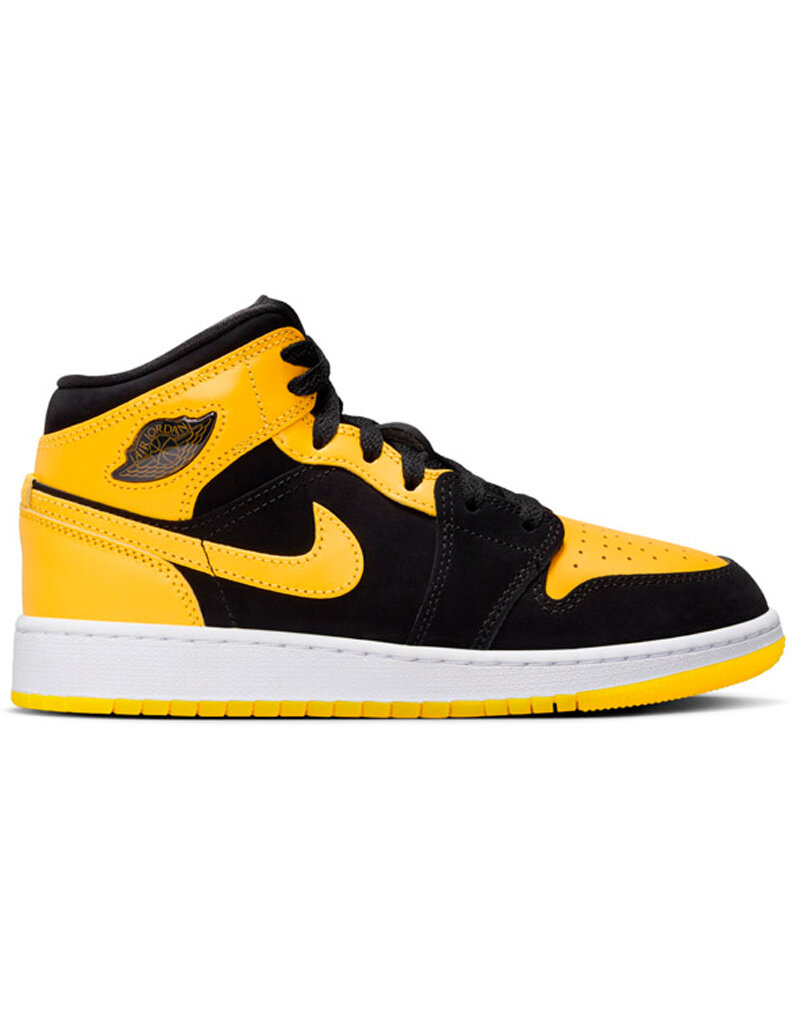 Jordan Air Jordan 1 Mid Se Bg- Black/Varsity Maize-White