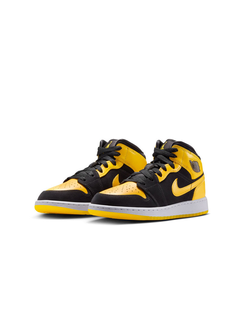 Jordan Air Jordan 1 Mid Se Bg- Black/Varsity Maize-White