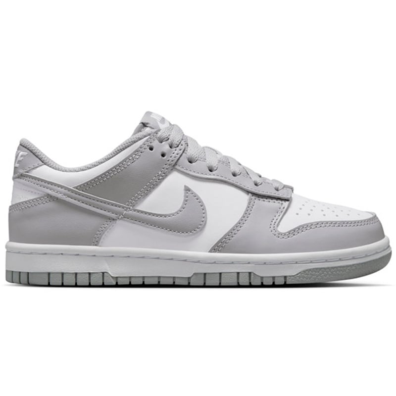 Nike Nike Dunk Low Bg- White/Lt Smoke Grey-White