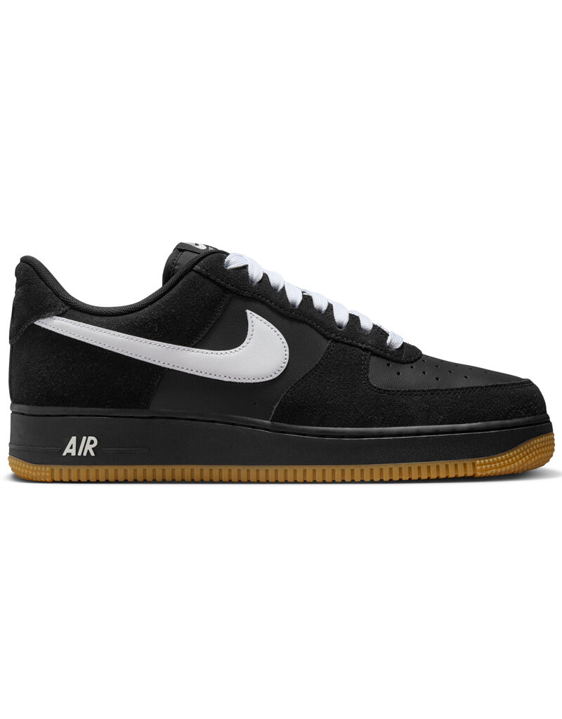 Nike Air Force 1 07 Lv8 Sk8- Black/White-Gum Lt Brown
