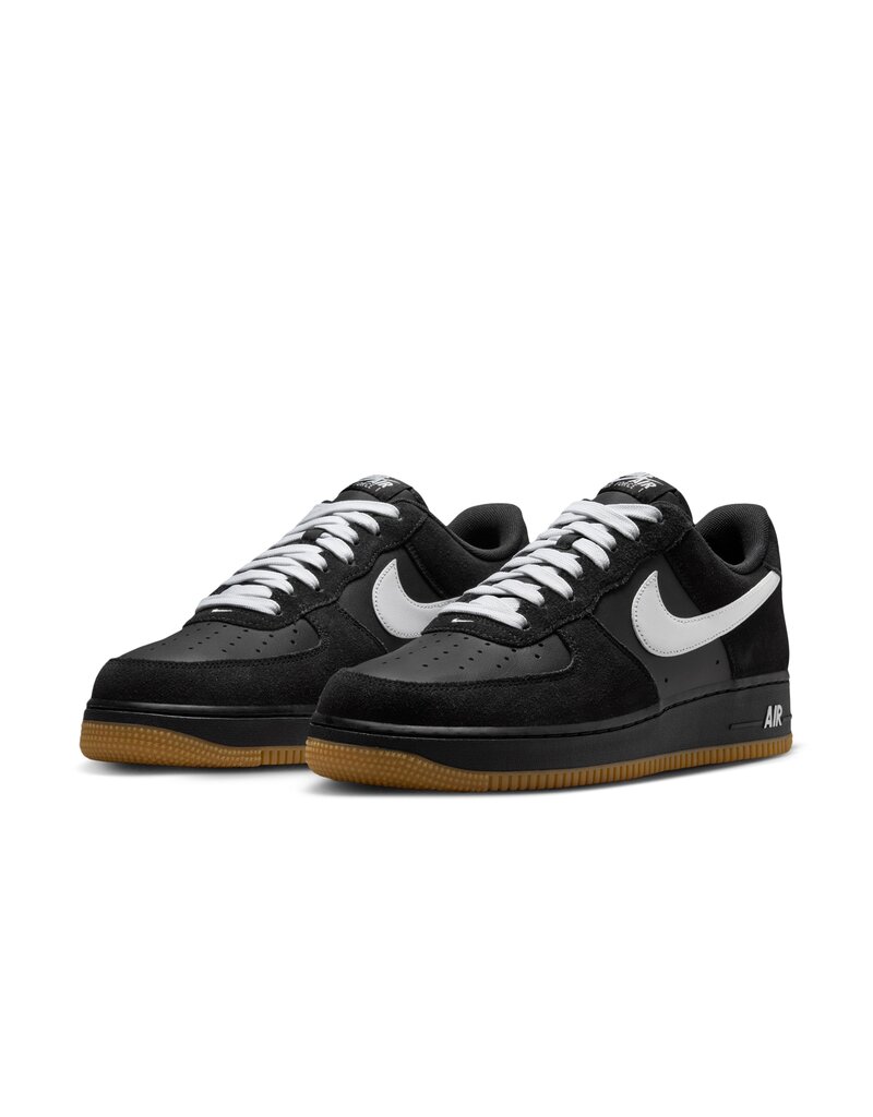 Nike Air Force 1 07 Lv8 Sk8- Black/White-Gum Lt Brown